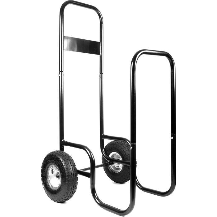Jardiaffaires Chariot Porte b/ûches 150Kg avec Housse de Protection