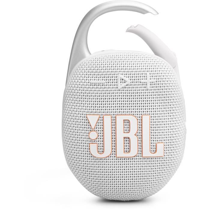 JBL Clip 5 - Enceinte sans fil - Blanc JBL Clip 5 - Enceinte sans fil - Blanc