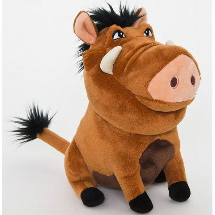 LE ROI LION - Disney - Peluche Pumba 20 cm - Cdiscount Jeux - Jouets