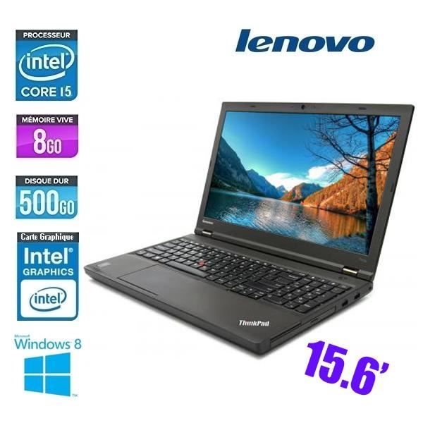 Top achat PC Portable LENOVO THINKPAD T540P CORE I5 8GO 500GO pas cher