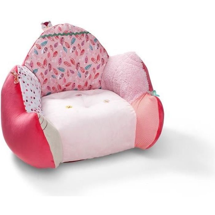 fauteuil club louise - lilliputiens - rose - enfant - relaxation - intérieur