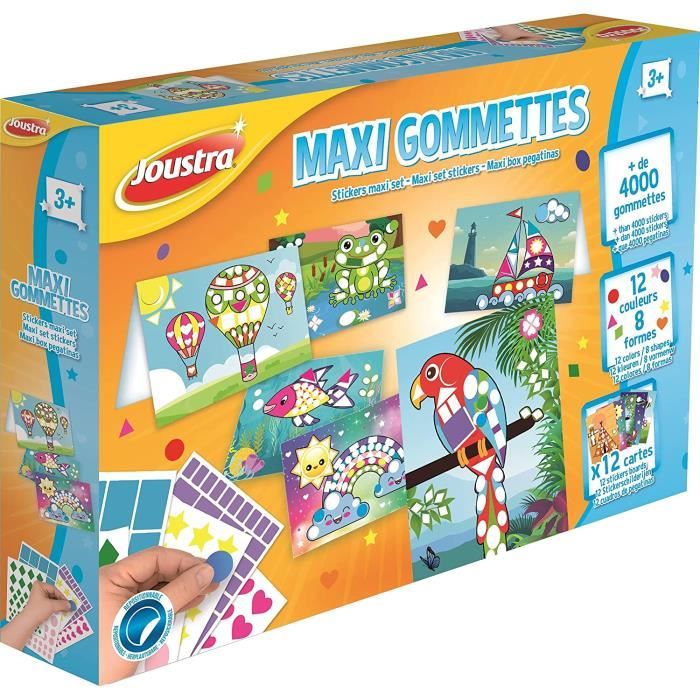 Kit créatif Maxi Gommettes Géométriques repositionnables Joustra - Autres  jeux créatifs