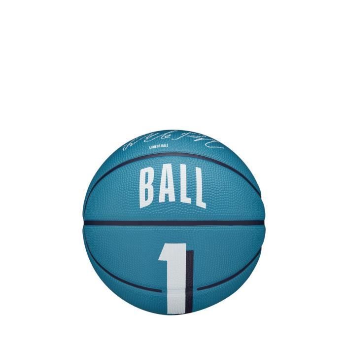 mini ballon wilson nba player icon lamelo ball - blue - taille 3