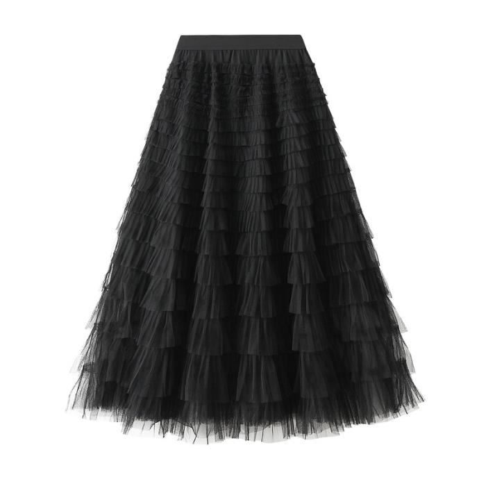 Tenue jupe longue noire on sale