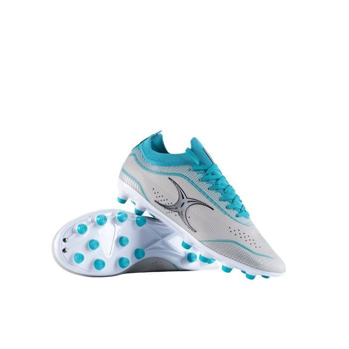 Chaussures de rugby Gilbert Cage Pace Pro MSX - cool grey/aqua Chaussures de rugby Gilbert Cage Pace Pro MSX - cool grey/aqua