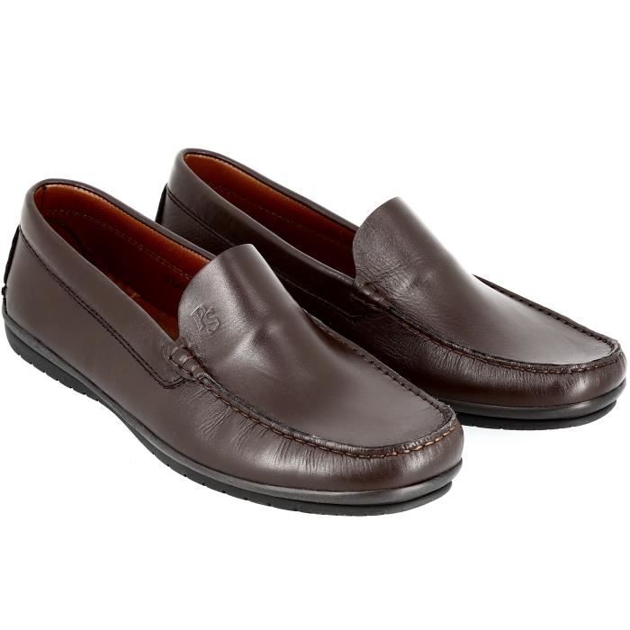 Mocassins Homme Ariat Eco Cruiser – Cuir Marron, Taille 9.5 D, Enfiler (Excellent état)