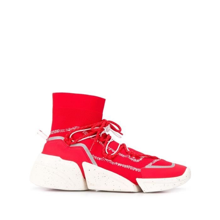 KENZO HOMME F965SN450F6521 ROUGE FIBRES SYNTHÉTIQUES BASKETS MONTANTES  Rouge - Cdiscount Chaussures