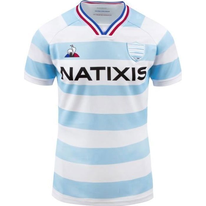 Maillot rugby RACING METRO 92 away KAPPA shirt NATIXIS bleu marine XXL 2XL