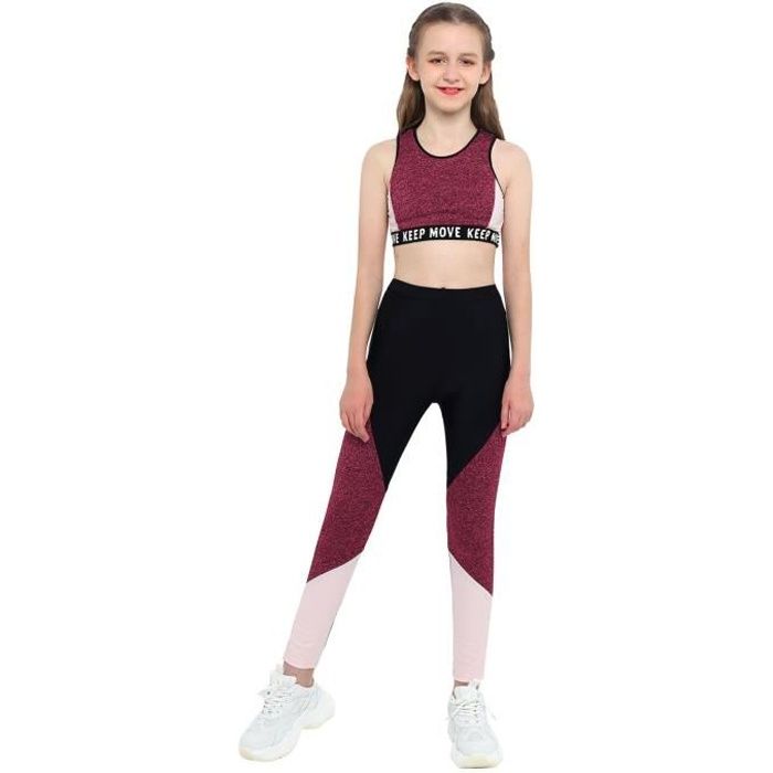 Legging top fitness fille