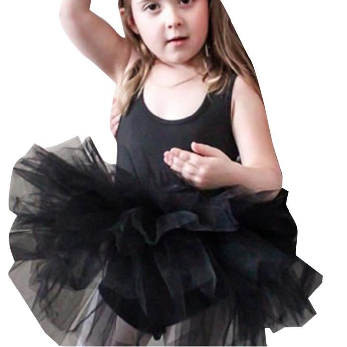 Filles Enfants Ballet Danse Robe Tutu Toddler Enfant Justaucorps Dancewear Patinage Robe 