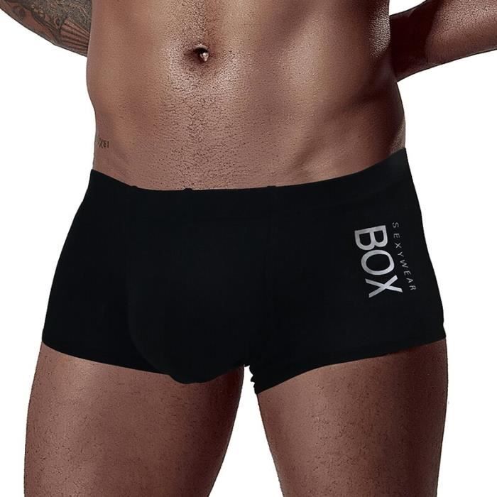 Sous v tement Boxer en coton pour Homme sous v tement Sexy Short