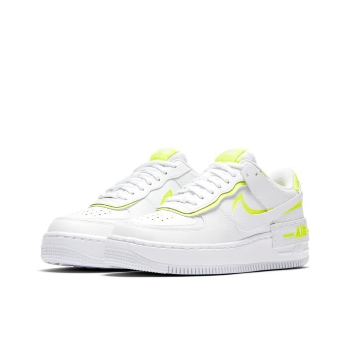 Air Force 1 Shadow Pastel AF1 Baskets Air Force One Low Femme Fille Pas  Cher Blanc - Cdiscount Chaussures