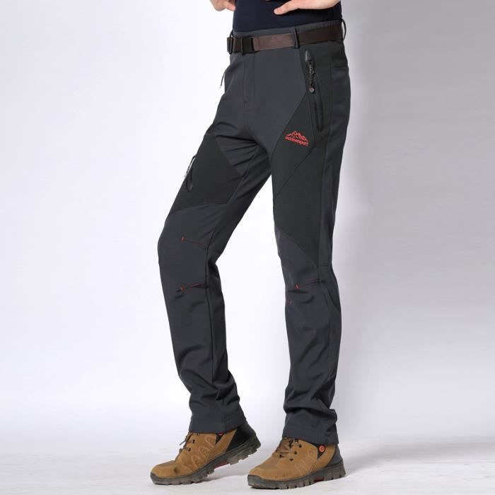 Pantalon De Randonnée Imperméable Homme/femme – Doublé Polaire – Taille M – Noir – Neuf Avec étiquettes