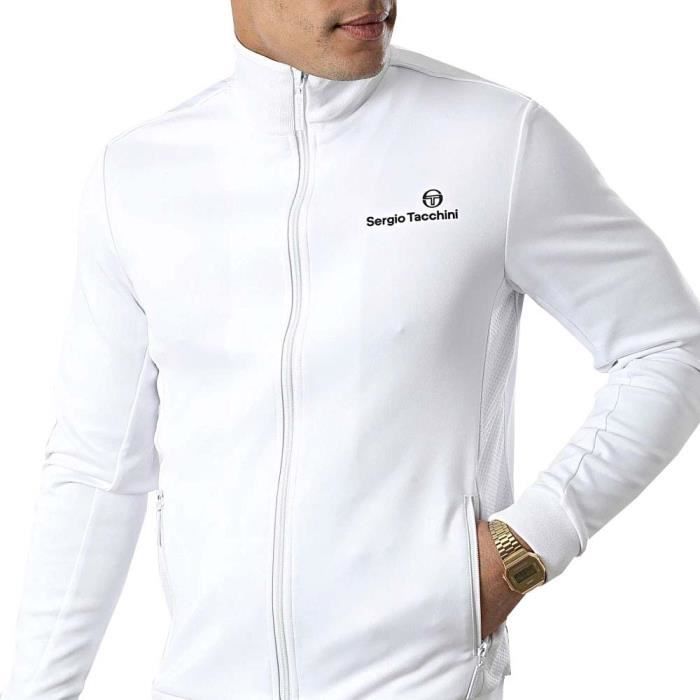 Veste de survêtement homme Sergio Tacchini Dijon 021 blanche