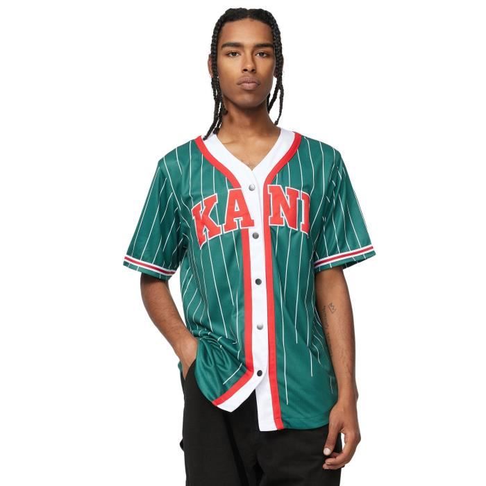 T-shirt Karl Kani Vintage USA Baseball - Bleu Royal, Taille L - Manches Courtes