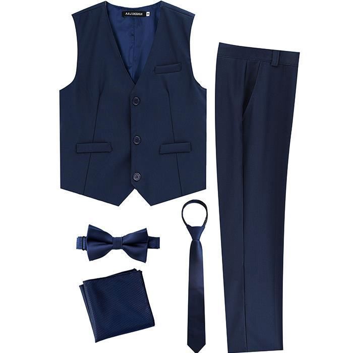 Costume ceremonie garcon bleu marine cheap