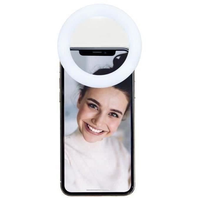 MYWAY LED SELFIE POUR SMARTPHONE BLANC