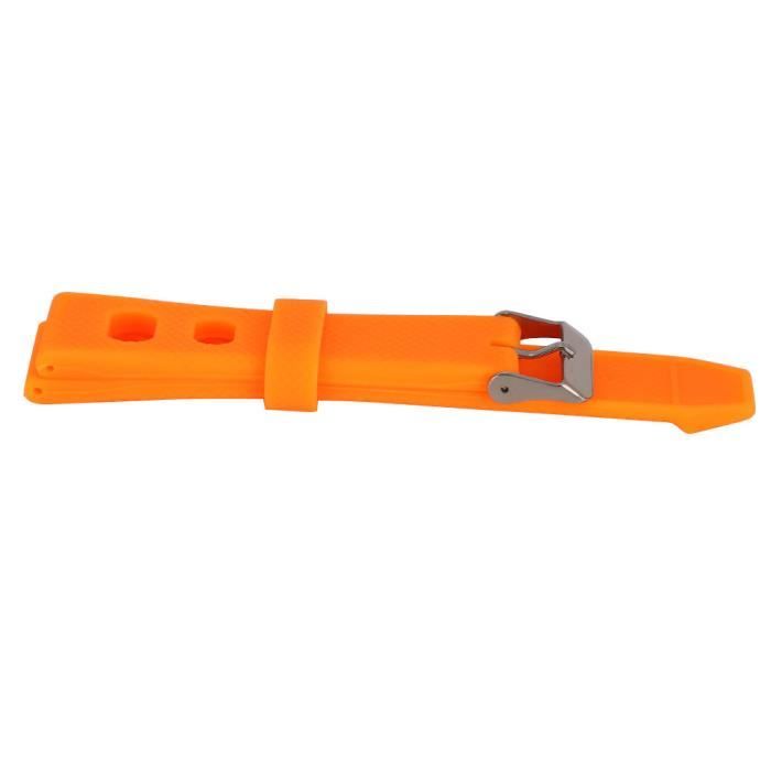 Bracelet De Montre Silicone 22mm – Boucle Ardillon Acier, Neuf Avec étiquettes, Origine Chine