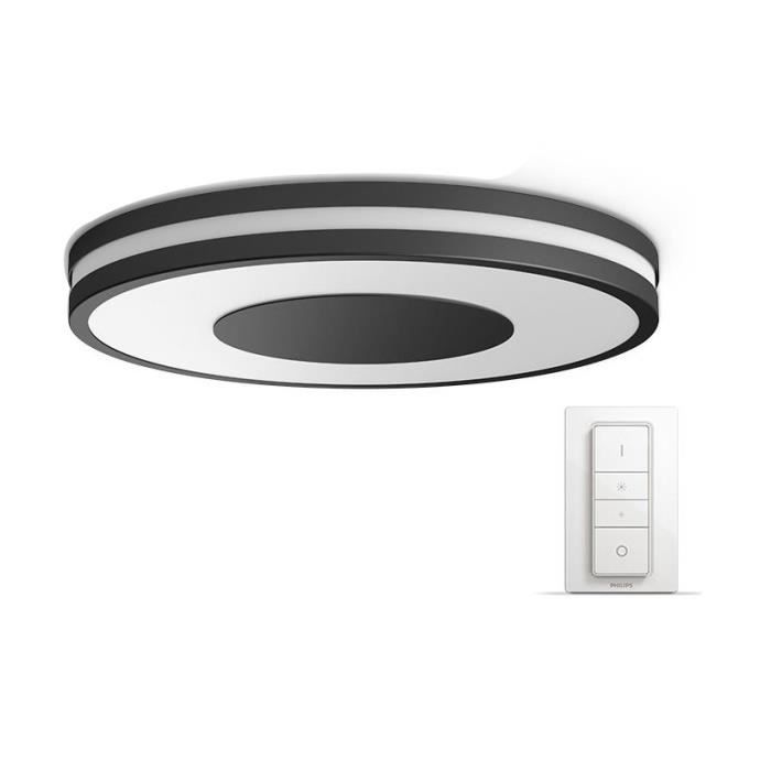 Philips Plafonnier Being Hue Led O 34 8 X H 5 1 Cm Metal Et