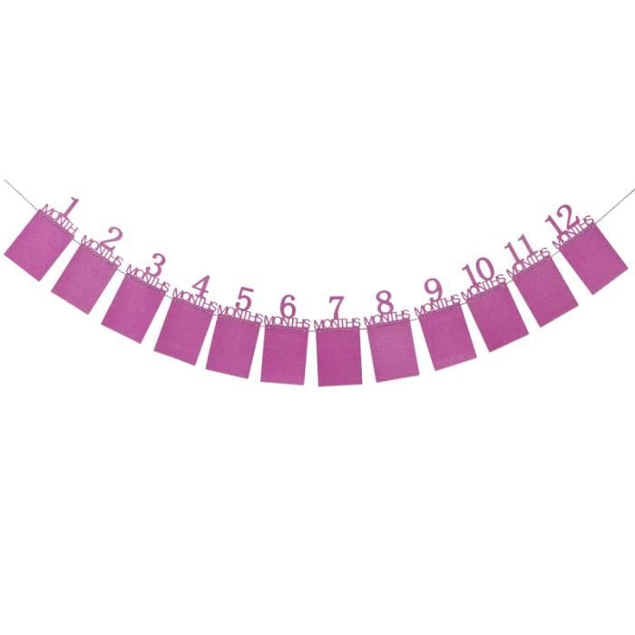 Bebe Anniversaire Photo Mur Display Drapeau Dossier Enfants Cadeau Decorations Support Banniere 1 12 Mois Nombre 12 Cadre Photo Achat Vente Cadre Photo Soldes Sur Cdiscount Des Le Janvier Cdiscount