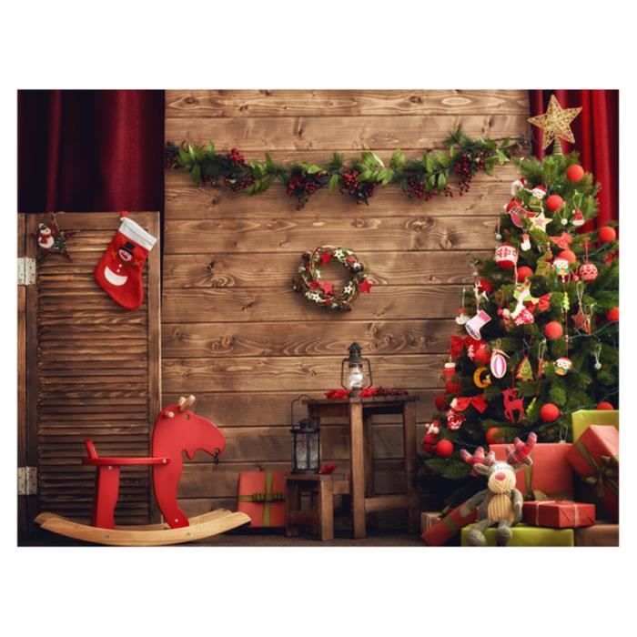 1 Pc Toile De Fond De Noel Fete Photo Studio Decoration Murale Papier Peint Pour Videos Seance Photo Kit Studio Photo Achat Vente Fond De Studio Cdiscount