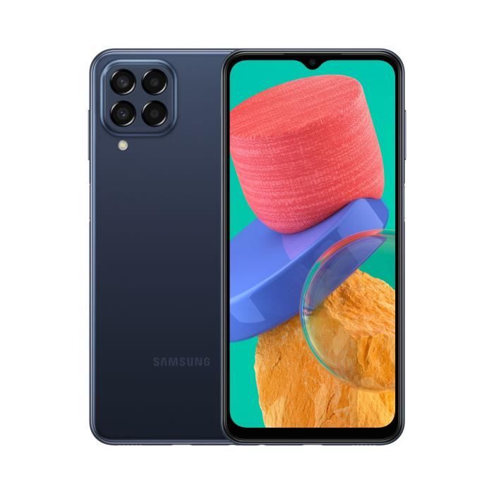 SAMSUNG Galaxy M33 128Go 5G Bleu - Cdiscount Téléphonie