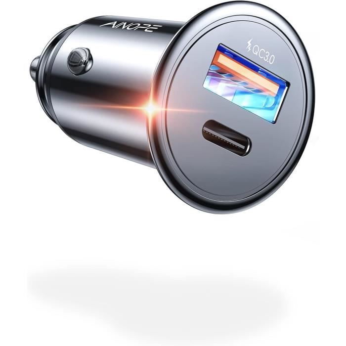 Allume-Cigare Rapide 38W – 1 USB + 1 Type-C main image 1