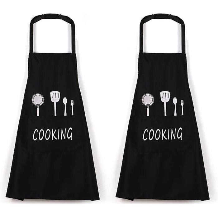 FDGGT 1 Tablier pour Enfants Et 1 Toque pour Enfants, Tablier Réglable, Tablier De Cuisine, Tablier Anti-Salissures pour Cuisiner