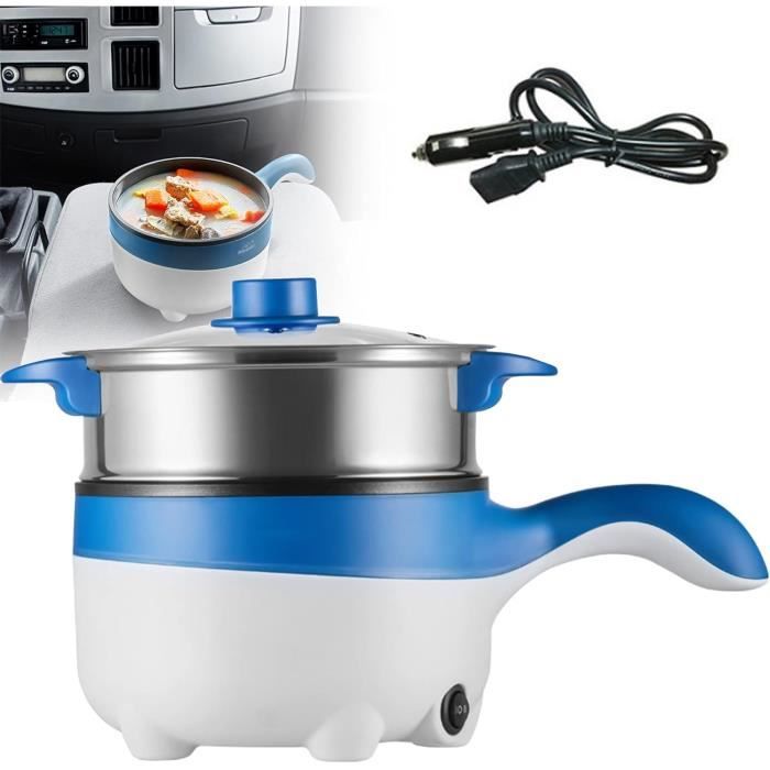 Cuisinière Électrique Portable 1,8 L Avec Cuiseur Vapeur - 300W/600W - Pour Nouilles, Steak, Œufs Et Ragoût