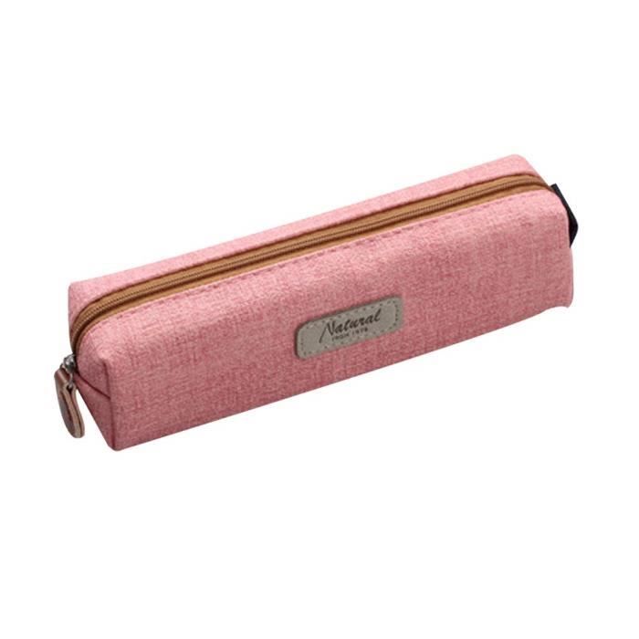 Trousse /à crayons t/élescopique rose
