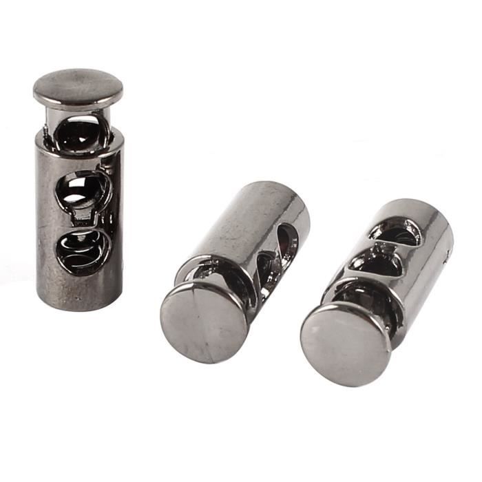 Lot De 60 Arrêts De Cordon En Plastique Multicolores | Double Trou, à Ressort | Pour Fixer Cordons De Vêtements, Sacs à Dos | Taille ~24x21 Mm