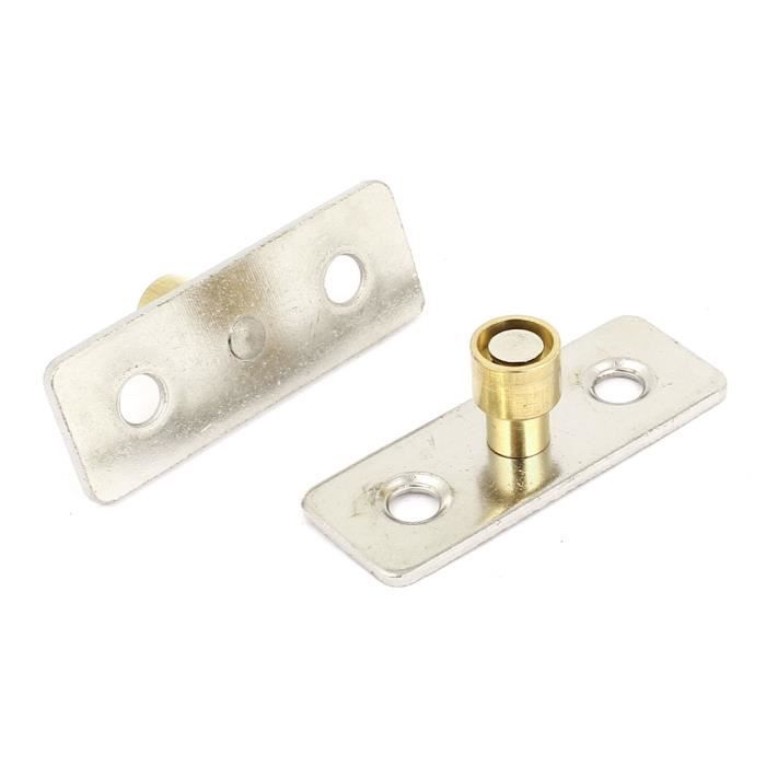 sourcingmap/® Porte coulissante diam/ètre 10mm accrochant bou/ée ronde 2pcs rep/ère guide roue