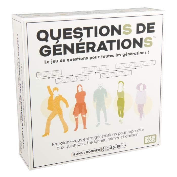 Jeu de culture générale Spin Master Games Questions de Générations - vue 10