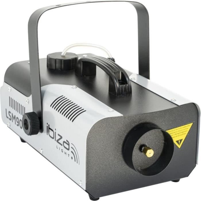 Machine à Fumée Ibiza LSM400-WH – 400W, Réservoir 0,3L, Télécommande Filaire – Blanc