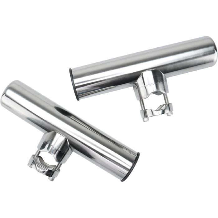 Supports De Canne à Pêche Réglables Pour Bateau - Acier Inoxydable 316 - Compatible Rails 22-25mm