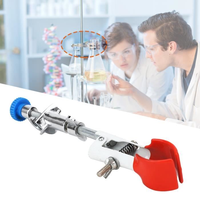 Pince De Laboratoire Réglable En Acier Inoxydable - Support Pour Tubes à Essai Et Équipement