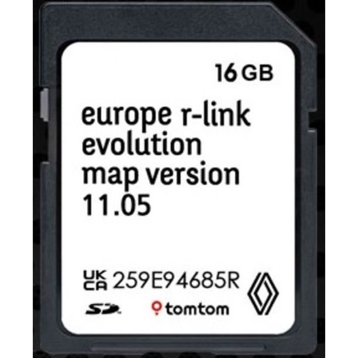 Carte SD Navigation GPS Europe 2023 - 11.05 - Compatible avec Renault R-Link