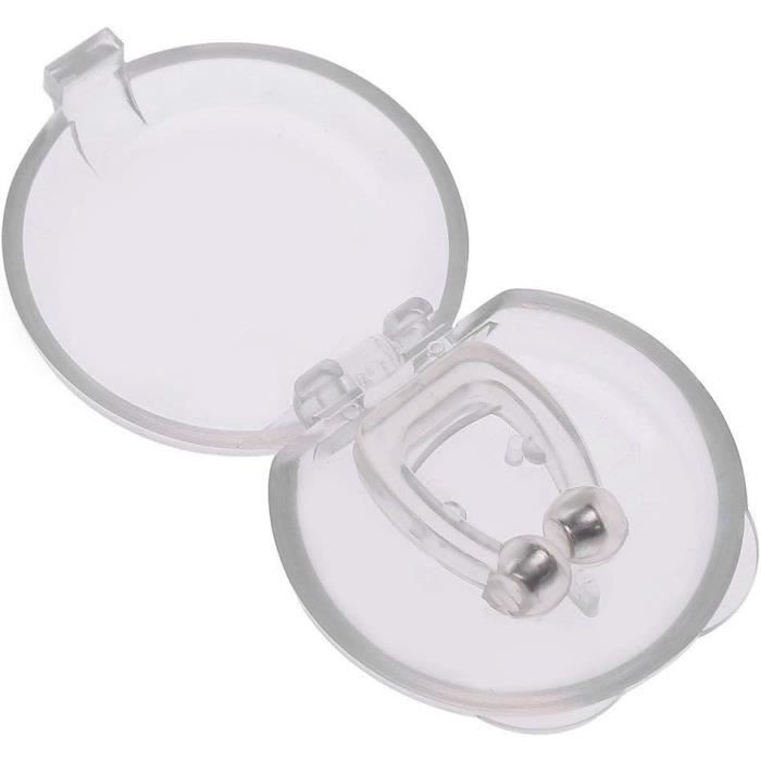 Clip Anti-ronflement Magnétique Pour Nez - Silicone Transparent - Aide Contre L'apnée Du Sommeil
