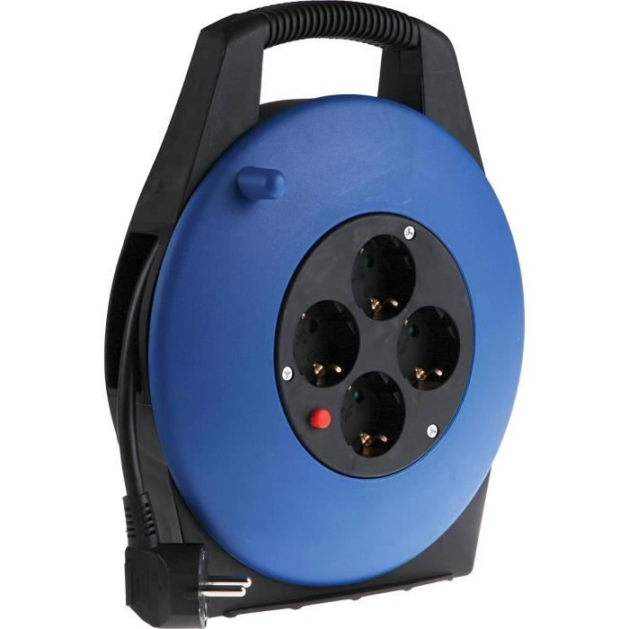 Bloc Multiprises Avec Càble 1,5m 3 Prises 10A 2P + Schuko 2 USB Et Interrupteur D'éclairage