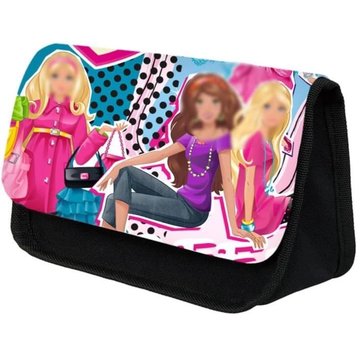 Blackpin-k Trousse à Crayons Grande Capacité Toile - Étui Zippé Double Compartiment Pour Écoliers Et Étudiants