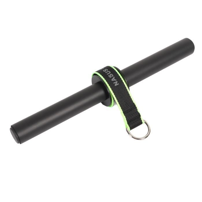 Rouleau Avant-bras Gorilla Sports - Pour Disques 30-51mm - Max 18kg - Musculation Poignet Et Grip