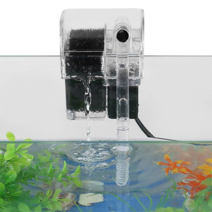 Comparer les prix de Filtre Aquarium Filtre Suspendu Type Pompe À Oxygène Filtre À Eau Submersible pour Aquarium Fish Tank Circulation de l'eau neuf