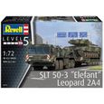 Kits de modélisme Revell 03311 Maquette de Chars Militaires à Construire SLT 50-3" Elephant & Leopard 2A4, échelle 1-72, 142861-1