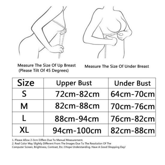 Sml Xl Mesurer Sa Taille De Soutien Gorge Sml Xl S En Taille De