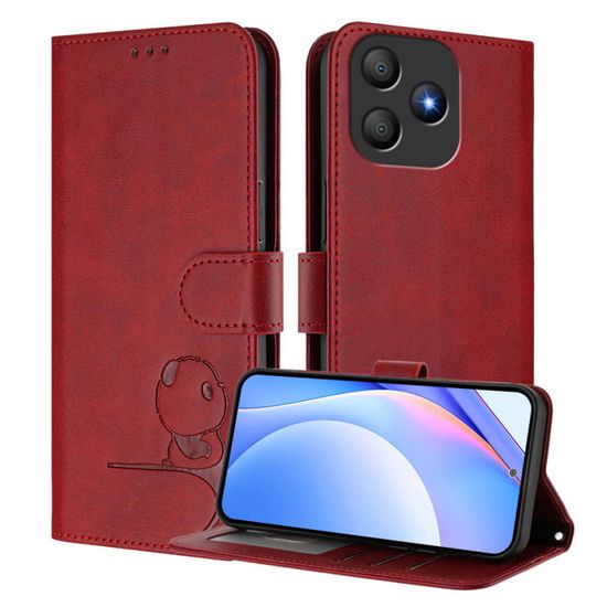 Coque Portefeuille Pour Blackview Wave 9C / Wave 9 - Cuir PU, Support Intégré, Fentes Cartes