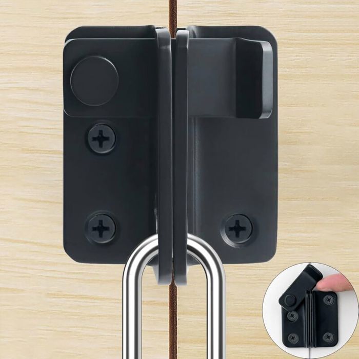 CYIOU 2 Pcs Loquet Porte Targette Acier Inoxydable Mini Verrou de Baie