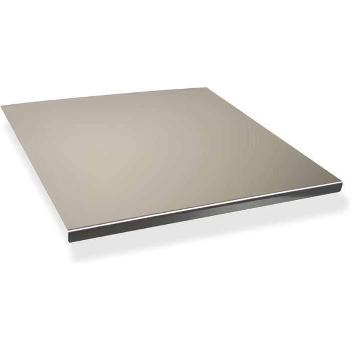 Astano Grande Planche à Découper En Acier Inoxydable Massif 39 X 28 Cm Planche à Découper