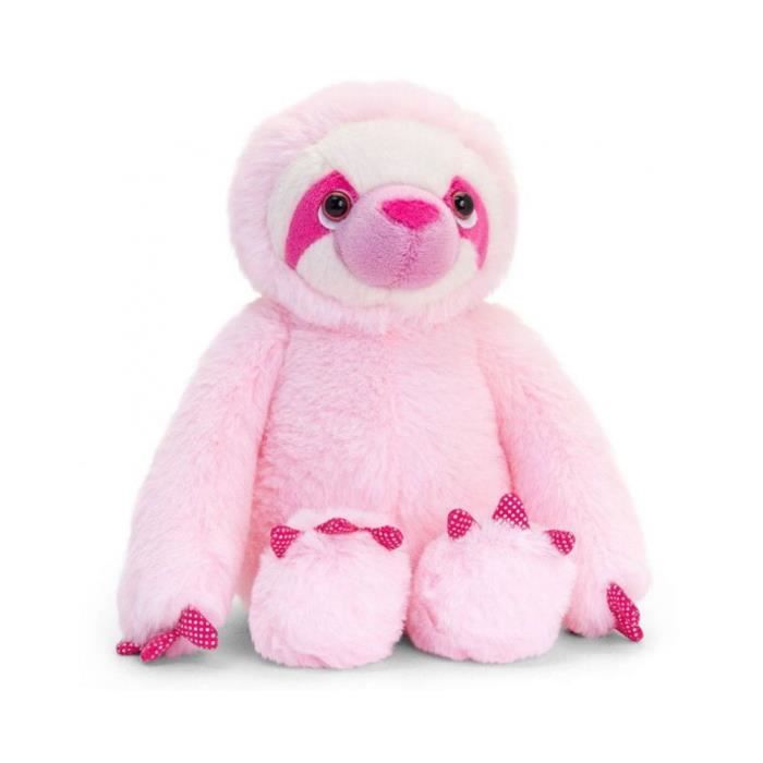Peluche Paresseux FP Cecille 25 cm Rose Cdiscount Jeux