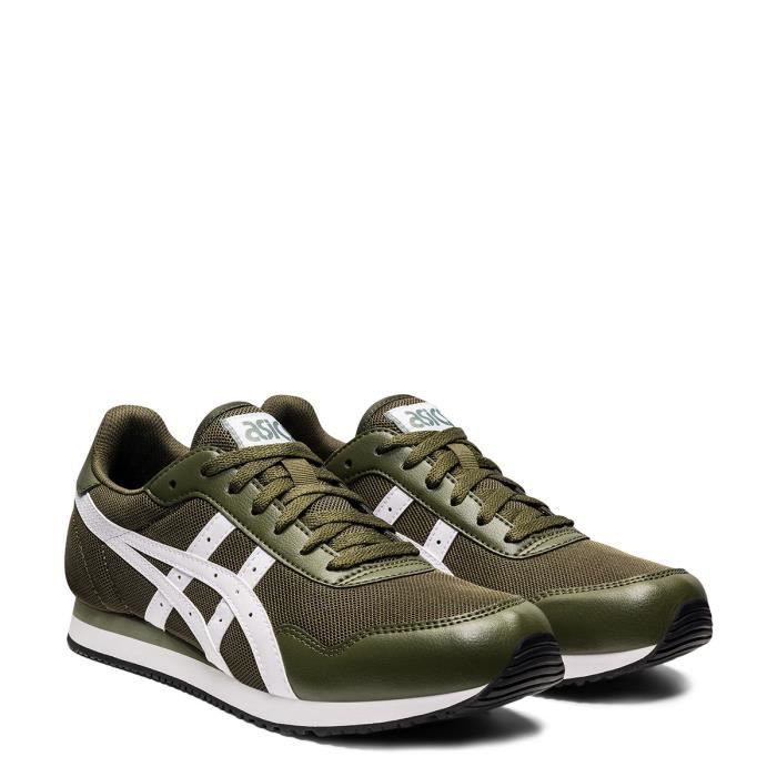 Baskets Asics Tiger Runner Vert Cdiscount Chaussures