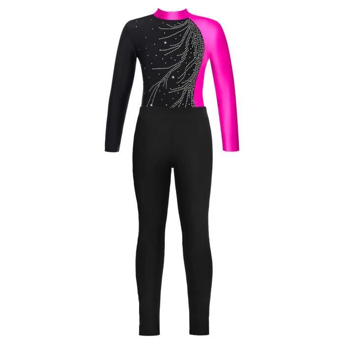 Pantalon à Paillettes Enfant Nyeemya - Danse Jazz, Disco, Brillant, Coupe Crayon élastique, Pour Garçons Et Filles